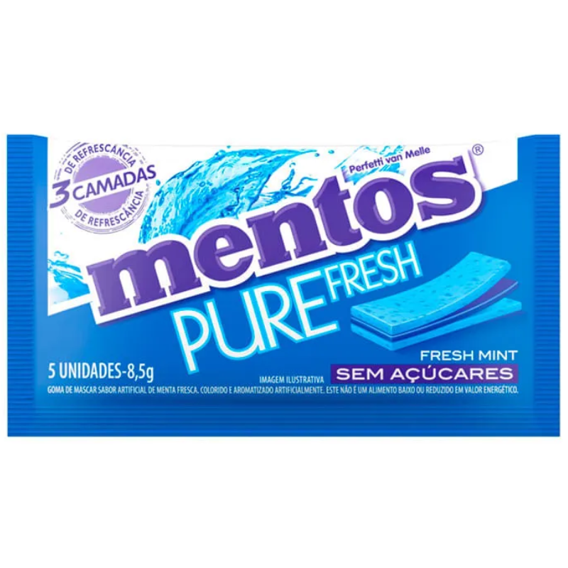 MENTOS PURE FRESH STRONG MINT 8,5G