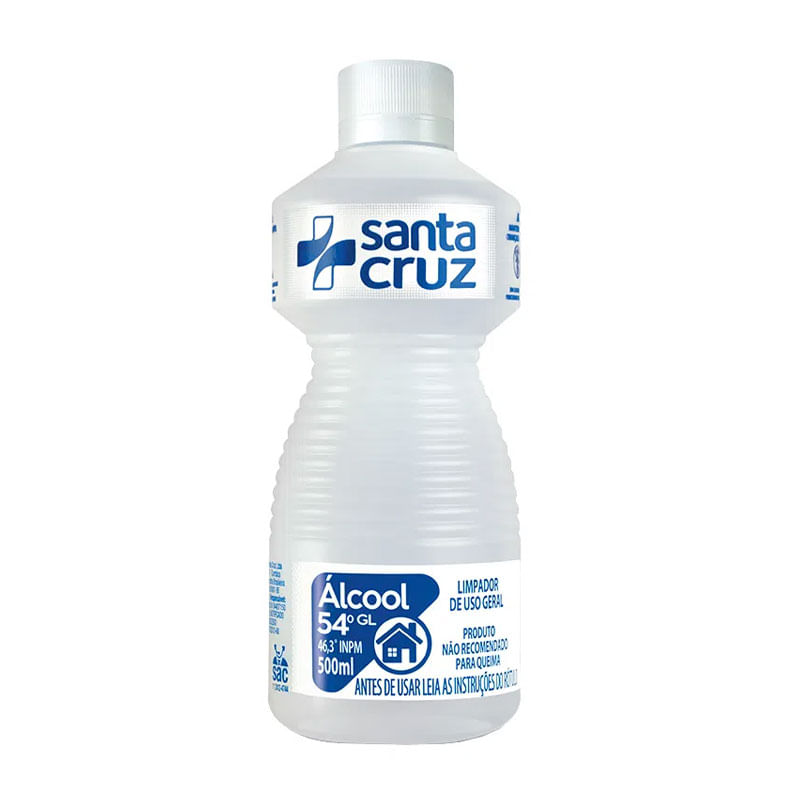 Álcool 46NPN Santa Cruz 500ml