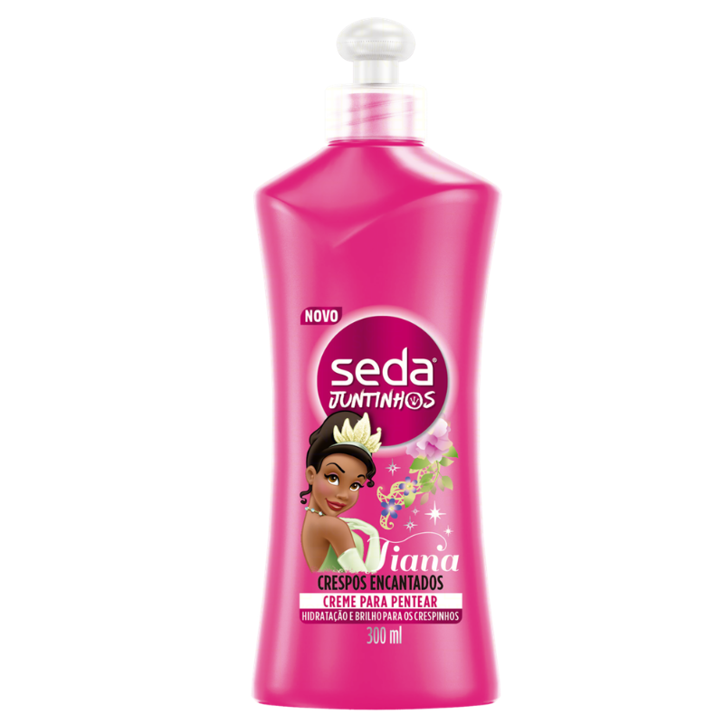 Creme para Pentear Infantil Seda Juntinhos Frozen Brilho Encantado 300ml