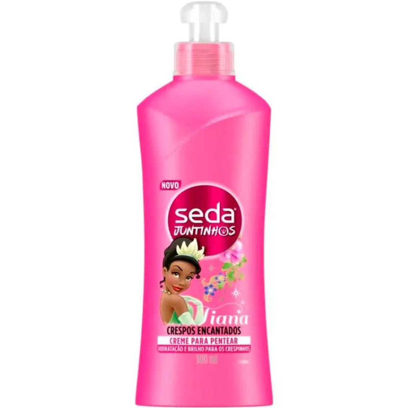 Creme para Pentear Infantil Seda Juntinhos Tiana Crespos Encantados 300ml