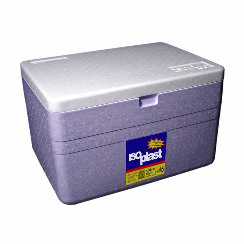 Caixa Térmica Isoplast Com Alça 45L