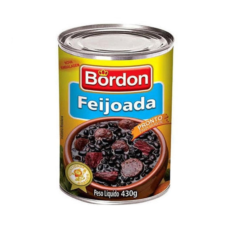 Feijoada Bordon Lata 430g Ezo Neck