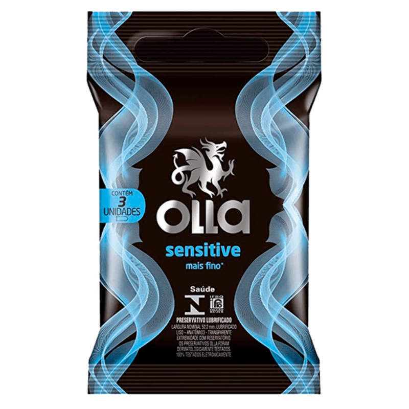 Preservativo Olla Sensitive C/3 Unidades