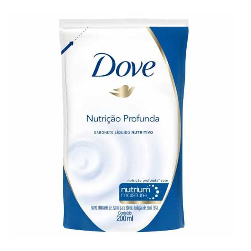Sabonete Liquido Dove Nutrição Profunda Refil 200ml