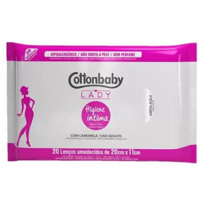 Toalha Umed. Cottonbaby Lady Intima 1x20