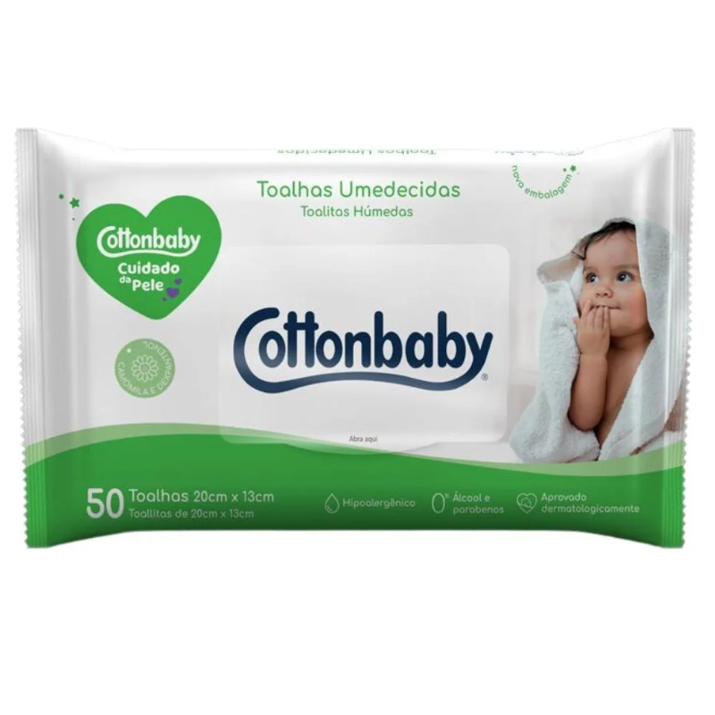 Toalha Umed. CottonBaby  Cuidado 1x50