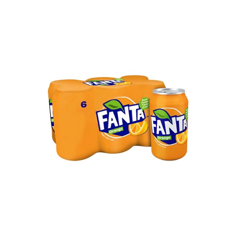 Refrigerante Fanta Laranja Pack 6 Unidades 350ml