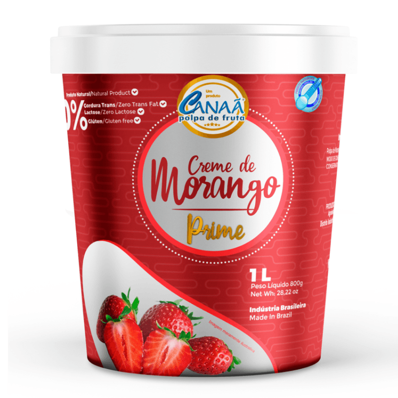 Creme de Morango Canaã 1l