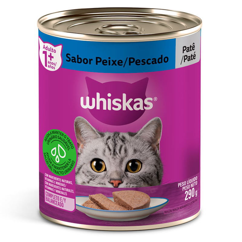 Ração Whiskas Adulta Peixe 290g
