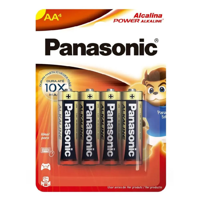 PILHA ALCALINA POWER AA 4UN