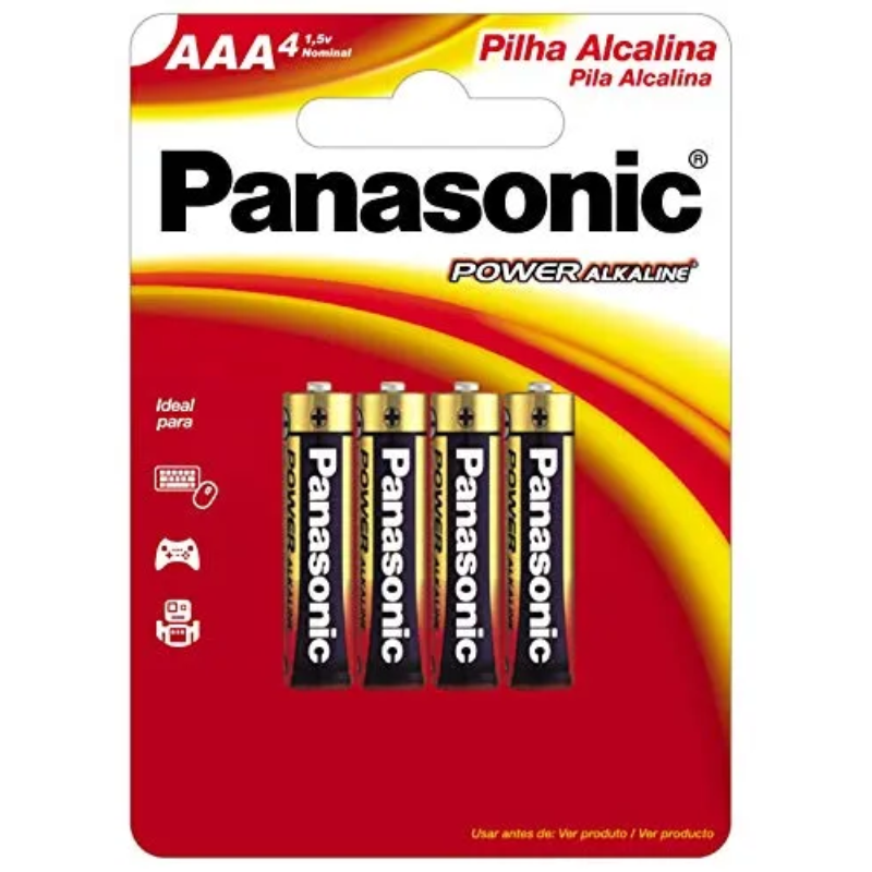 PILHA ALCALINA POWER AAA C 4UN