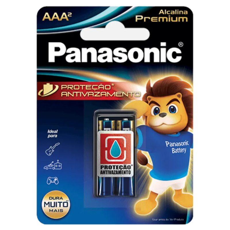 PILHA ALCALINA PREMIUM AAA C 2UN