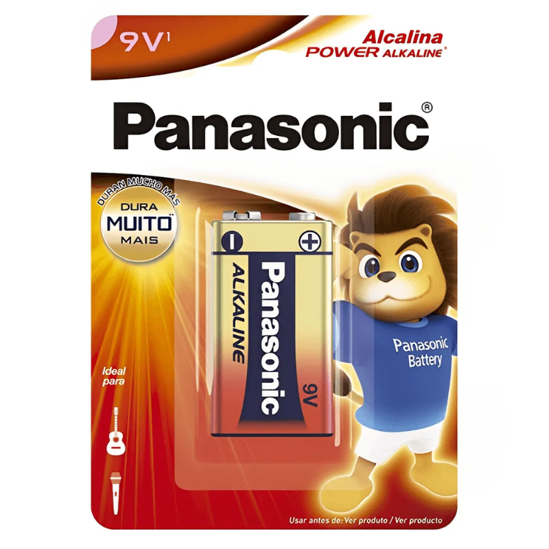 Bateria Panasonic Alcalina Power 9V 1un