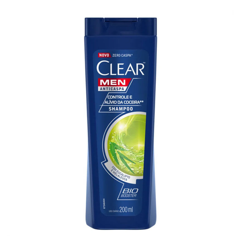 Shampoo Clear Men Alivio Da coceira Eucalípto 200ml