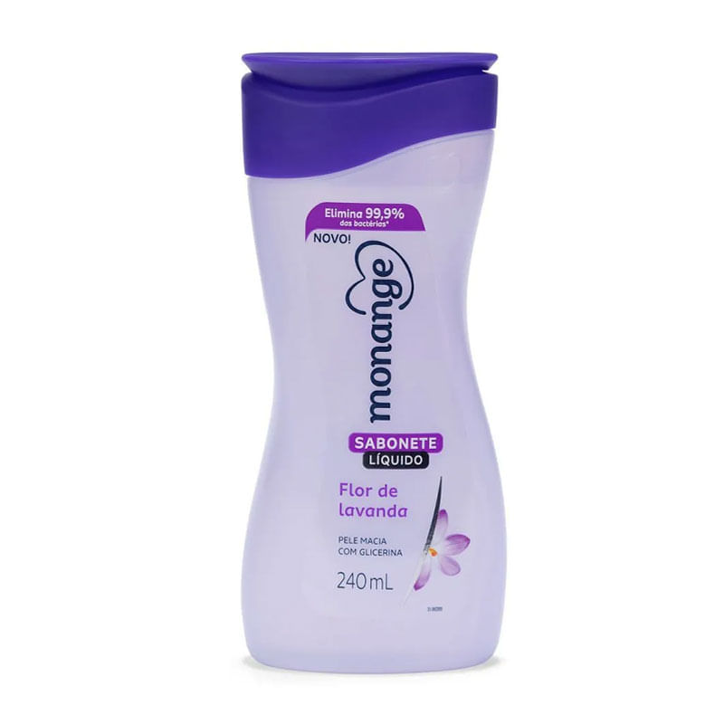 Sabonete Líquido Monange Flor de Lavanda 240ml