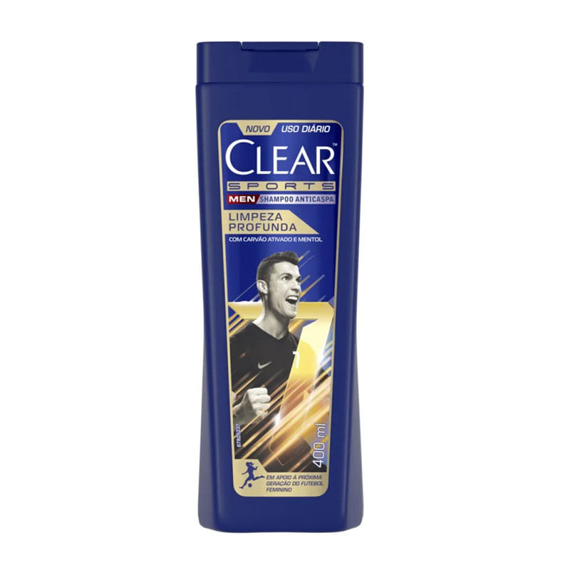 Shampoo Clear Men Limpeza Profunda 400ml
