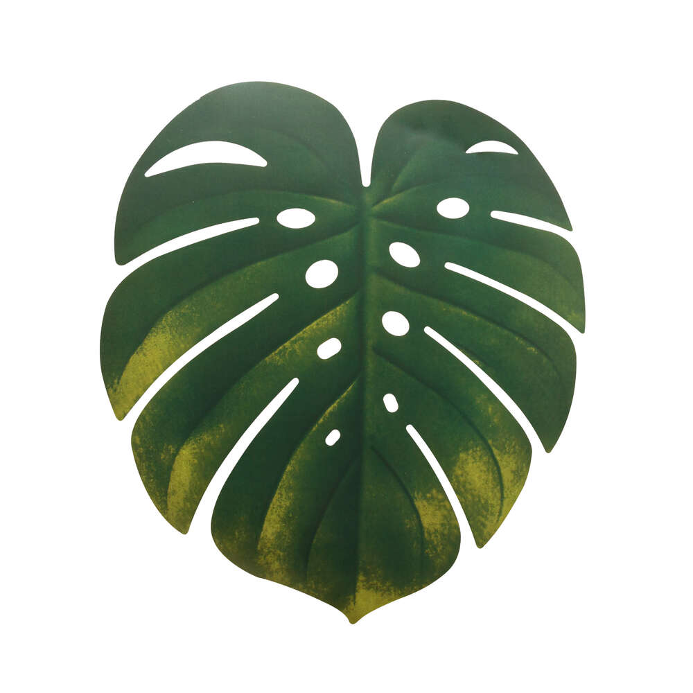 LUGAR AMERICANO DE PLASTICO GARDEN LEAF VERDE 45X38CM