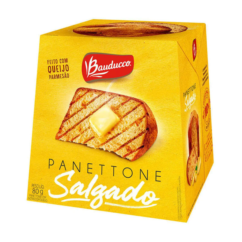 Panetone Bauducco Gotas com Queijo 80g