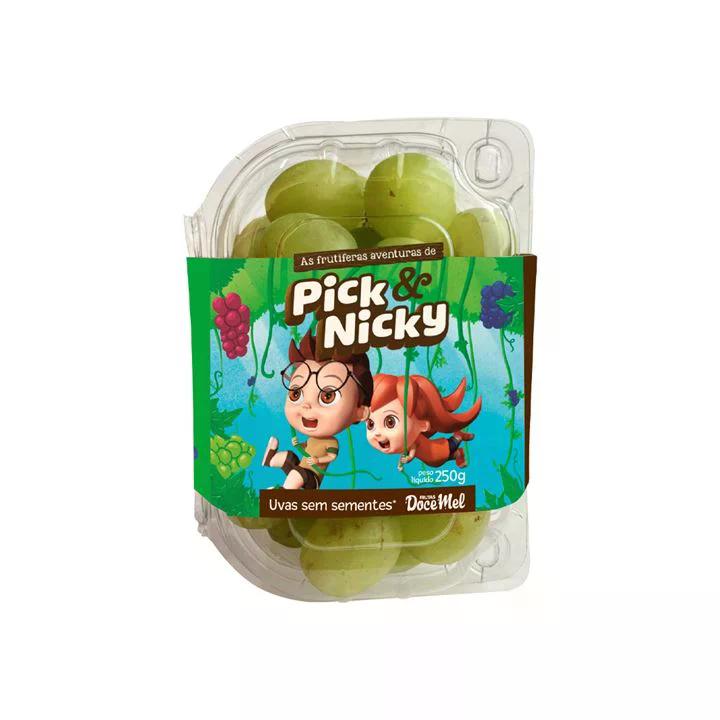 UVA VERDE PICK NICK BANDEJA 250G