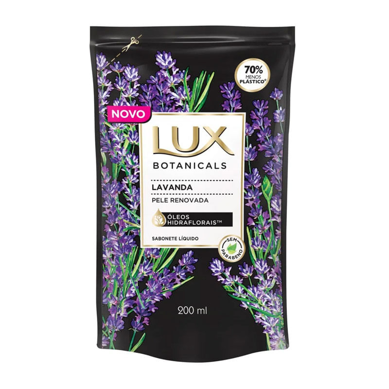 Sabonete Liquido Lux Lavanda Refil 200ml