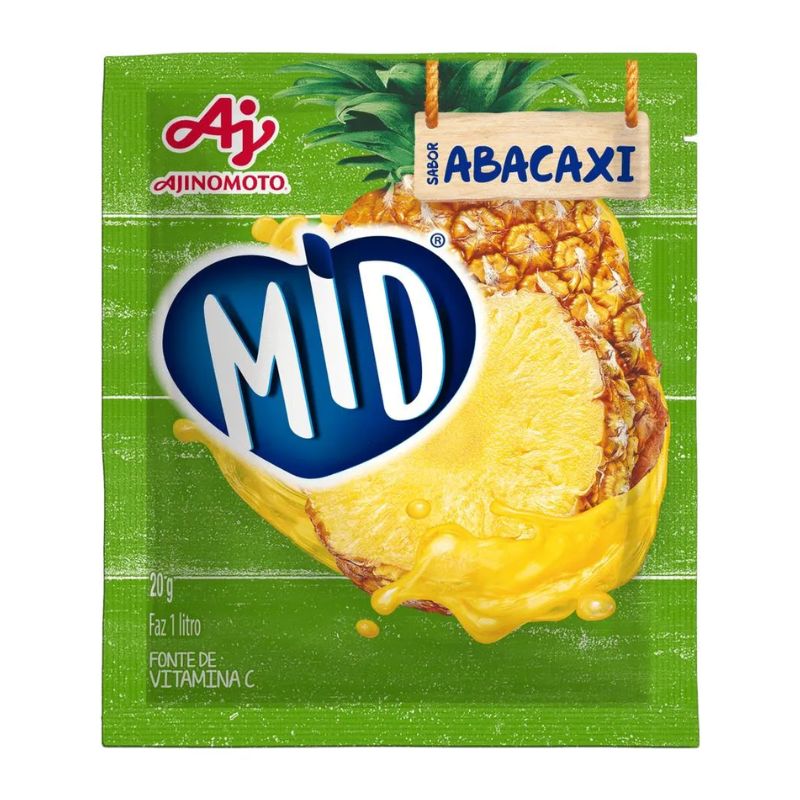 Refresco em Pó Mid Abacaxi 20g