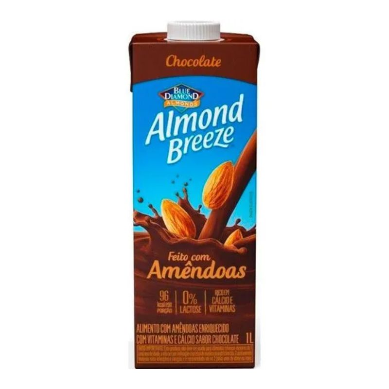 LEITE DE AMENDOAS ALMOND BREEZE CHOCOLATE 1L