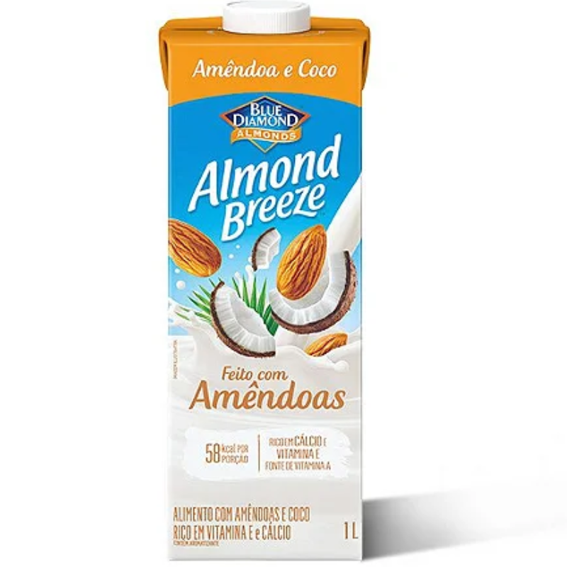 LEITE DE AMENDOAS ALMOND BREEZE ORIGINAL COCO 1L