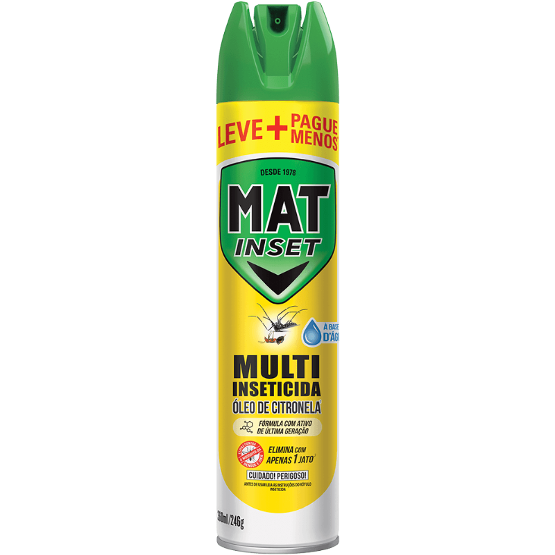 MULTI INSETICIDA AEROSOL MAT INSET CITRONELA 360ML 