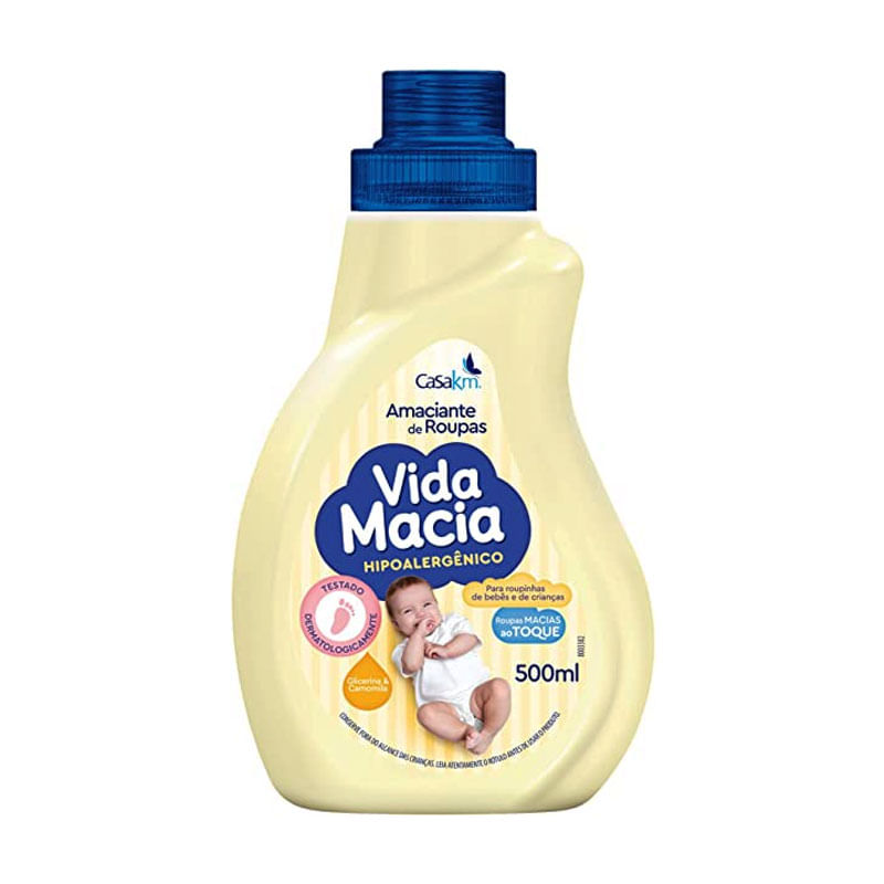 Amaciante Vida Macia Hipoalergênico Glicerina & Camomila 500ml