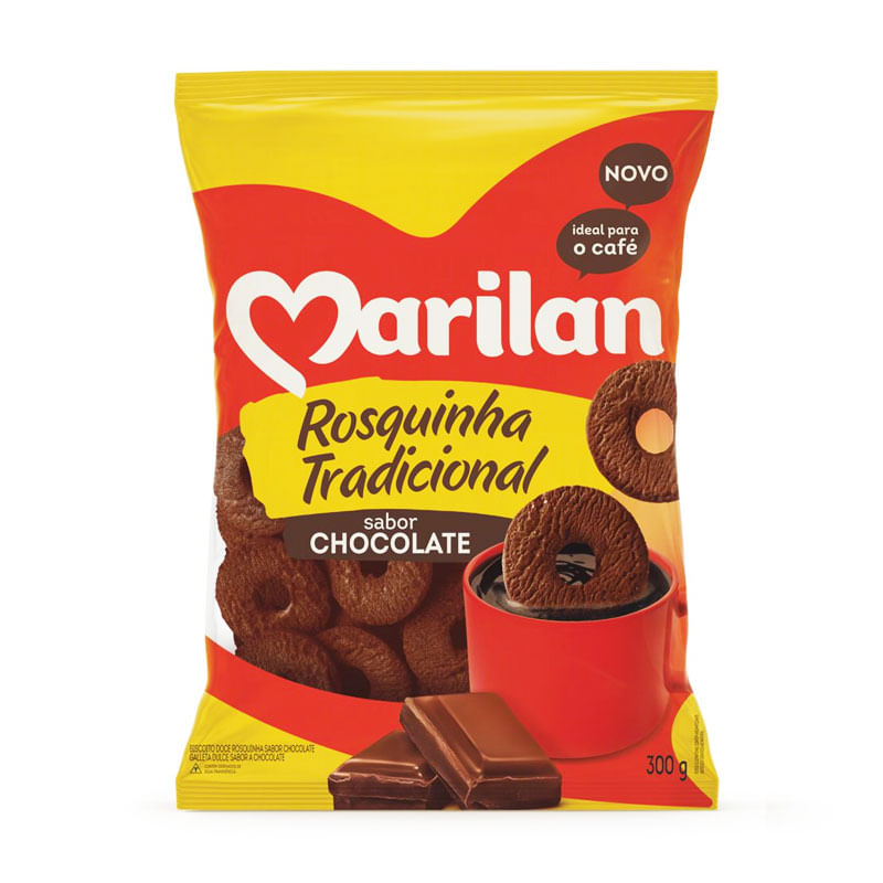 Biscoito Rosquinha Marilan Chocolate 300g