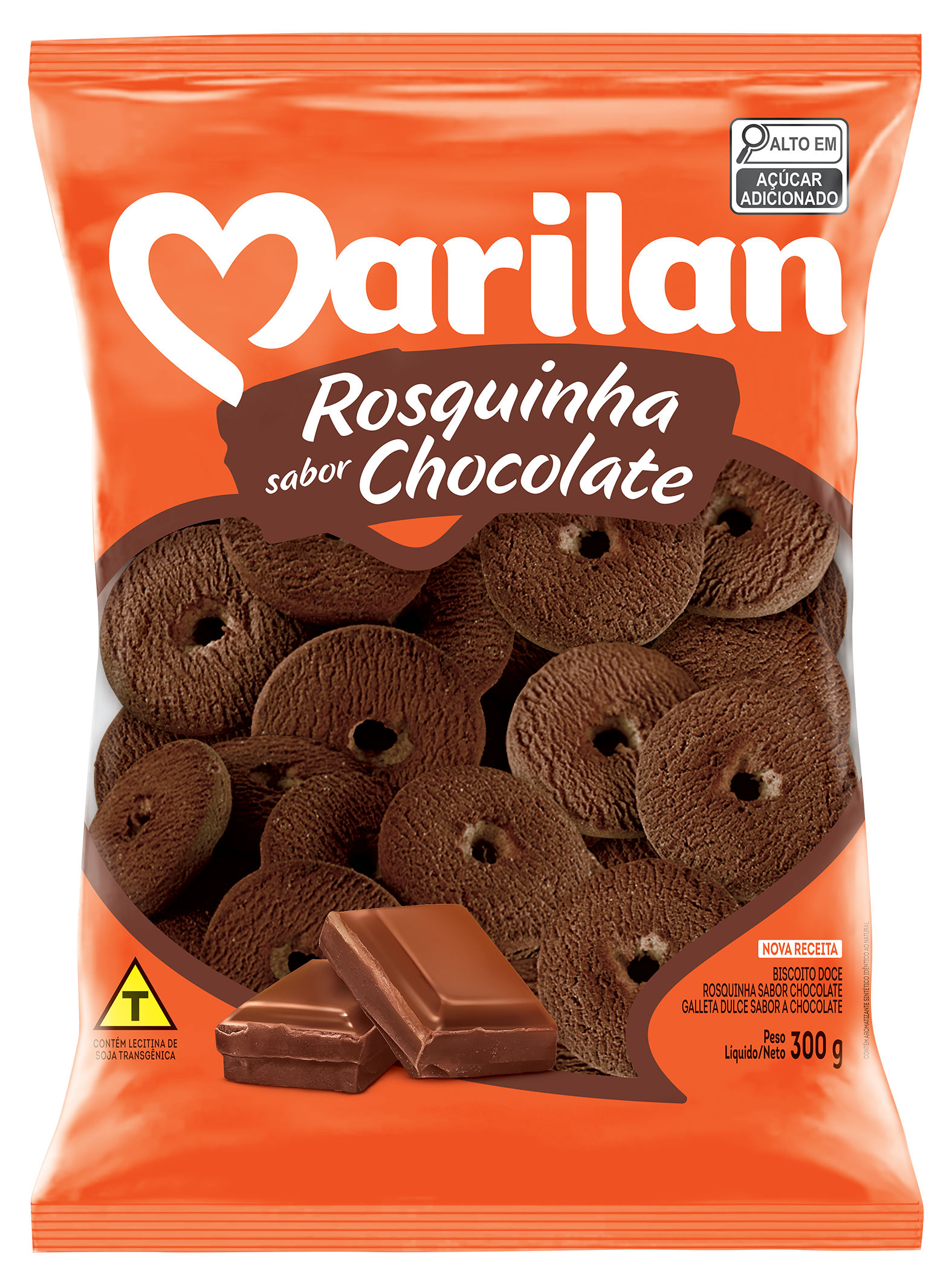 Biscoito Rosquinha Marilan Chocolate 300g