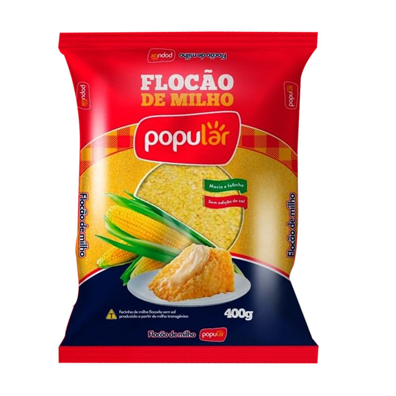 Flocão de Milho Popular 400g