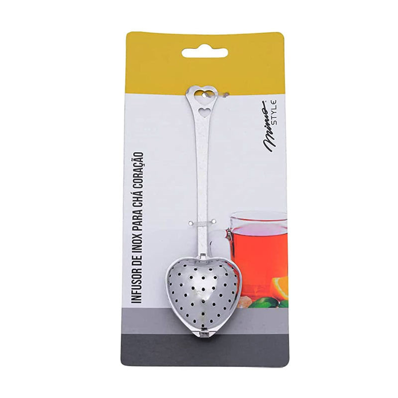 Infusor Mimo Style de Inox para Chá Coração