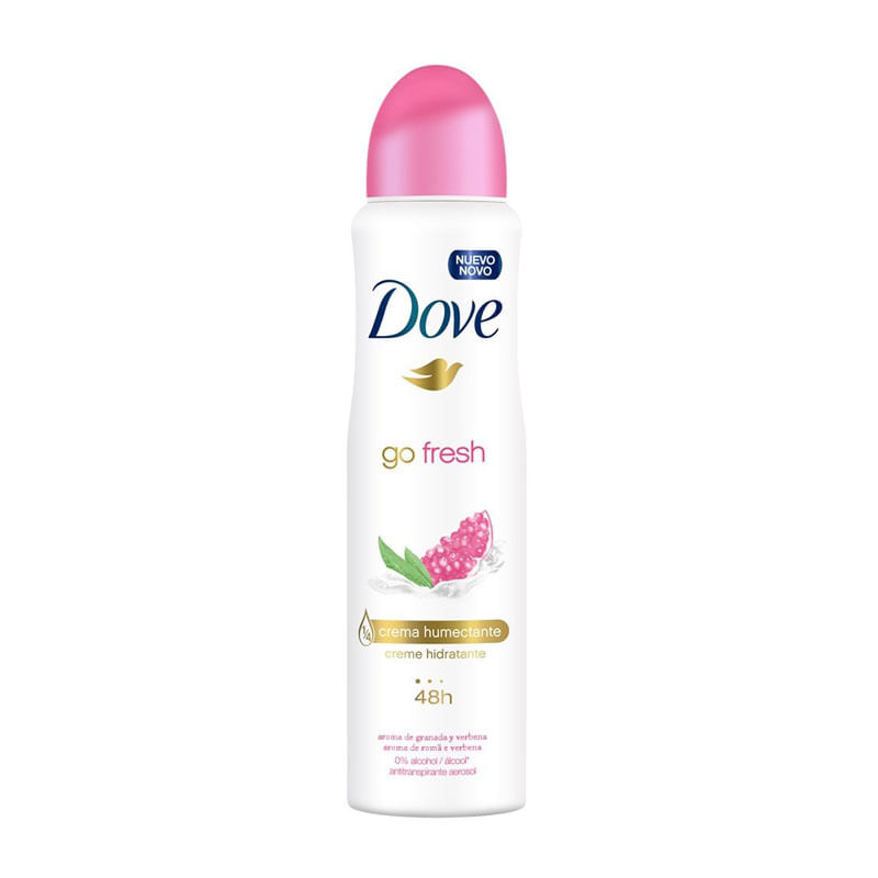 Desodorante Aerosol Dove Go Fresh Verbena 89g 150ml