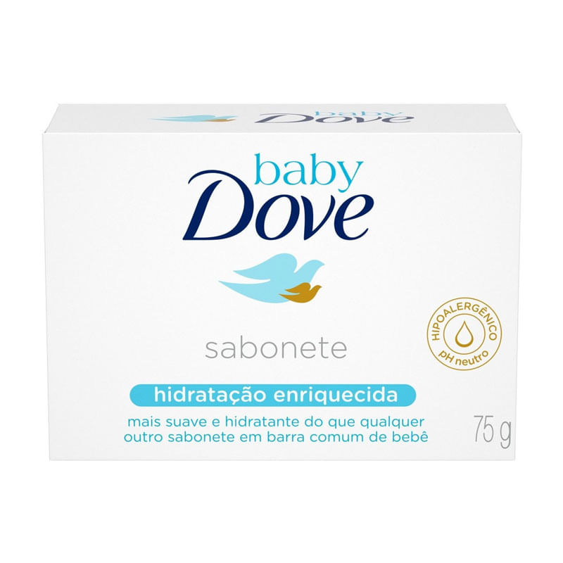 Sabonete Infantil Dove Baby Hidratação Enriquecida 75g