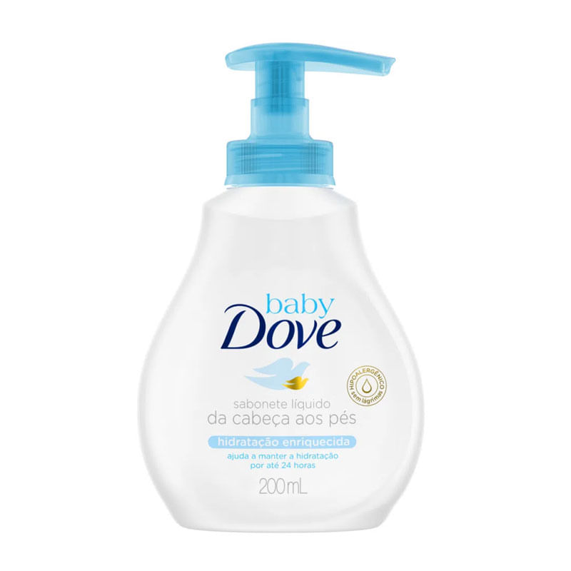 Sabonete Infantil Liquido Dove Hidratação Henriquecida 200ml