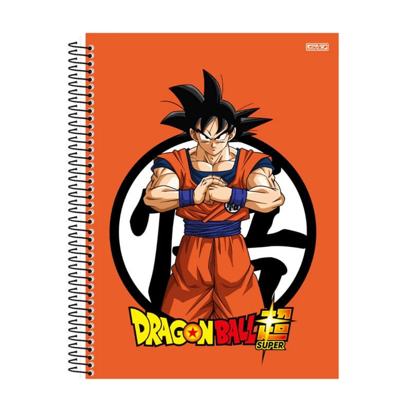 Caderno Universitário Dragon Ball 10 Matéria 160 Folhas