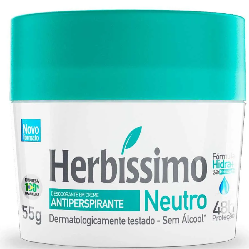 DESODORANTE EM CREME HERBISSIMO NEUTRO 55G
