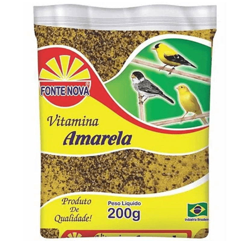 Ração Nutriave Vitamina Amarela 200g 