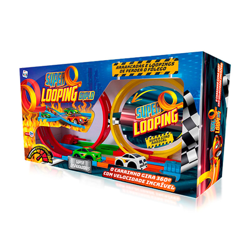 Brinquedo Looping Pista Dupla Pica Pau
