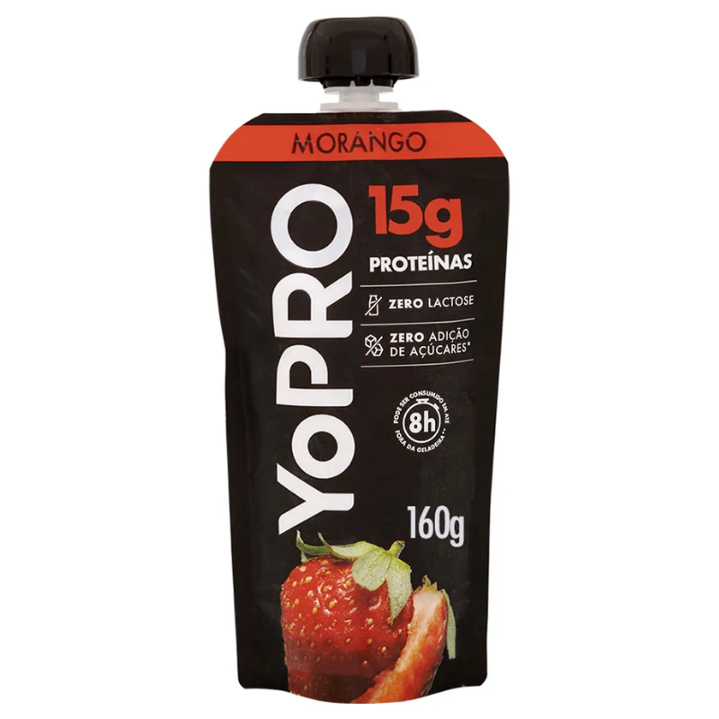 Iogurte Yopro Morango Pouch 160g