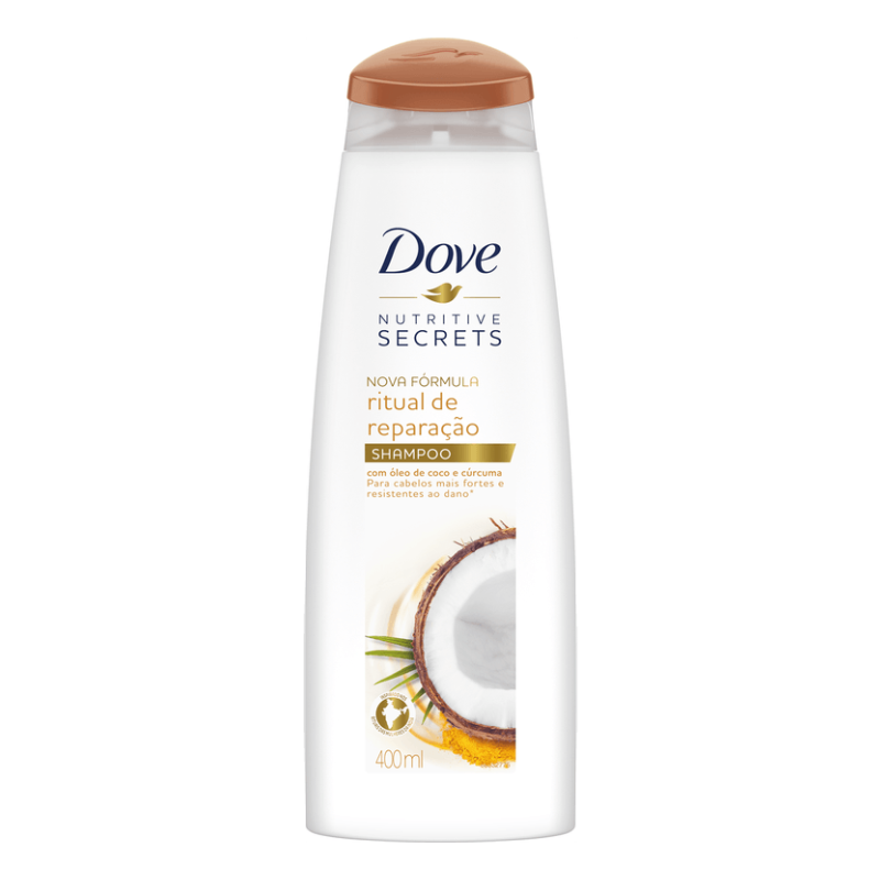 Shampoo Dove Nutrição Ritual de Reparação 400ml