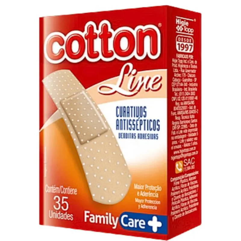 Curativo Cotton Line Family Care com 35un