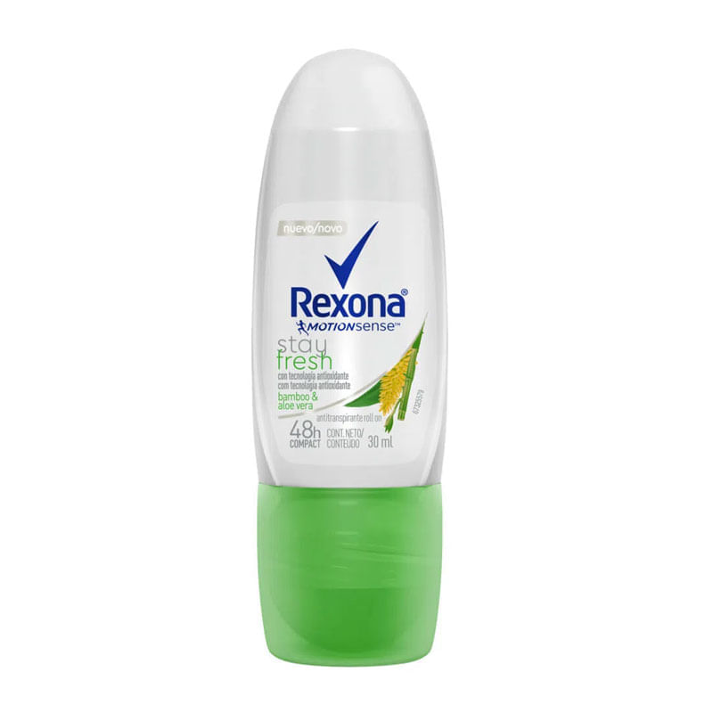 Desodorante Rollon Rexona Bambú e Aloé Vera 30ml