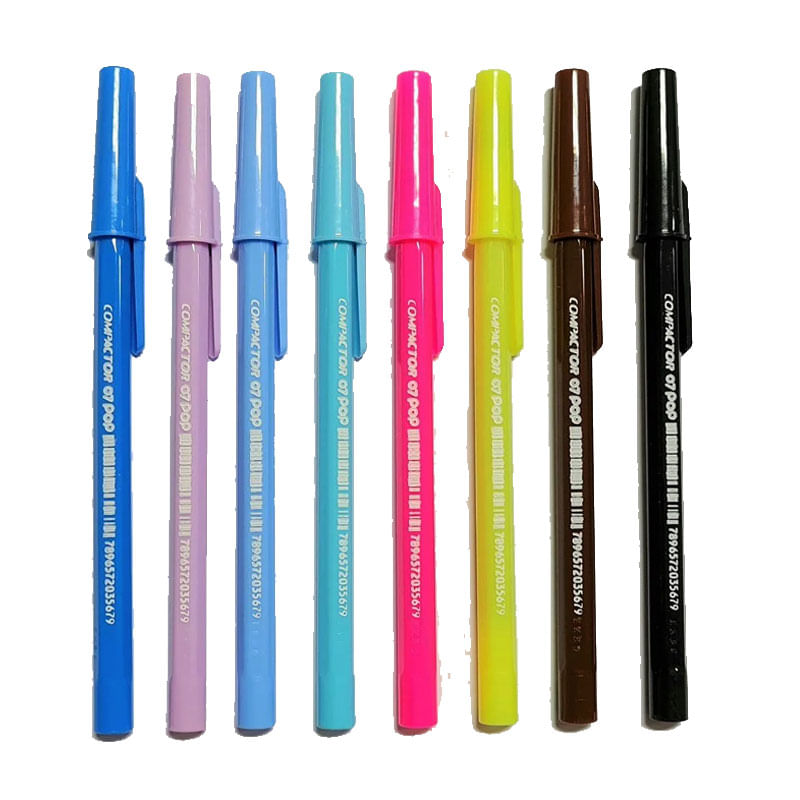 Caneta Esferográfica Sortida Pop 07 Compactor 1un