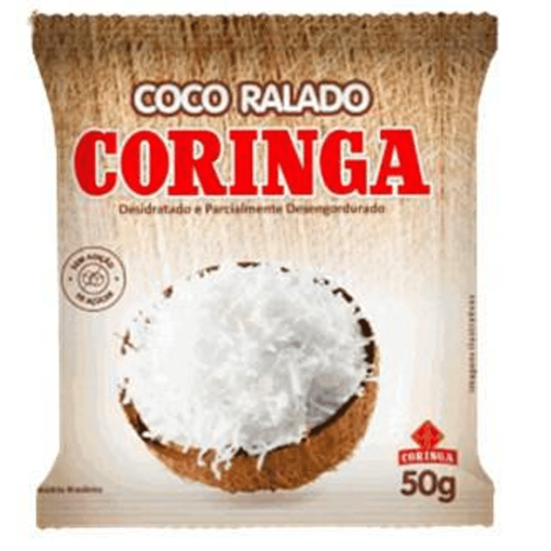 COCO RALADO UMIDO E ADOCICADO CORINGA 50G