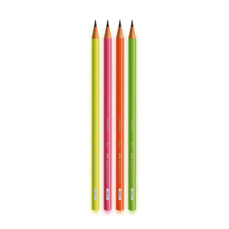 Lápis Grafiti Preto Eco Max Neon Faber-Castell 1un