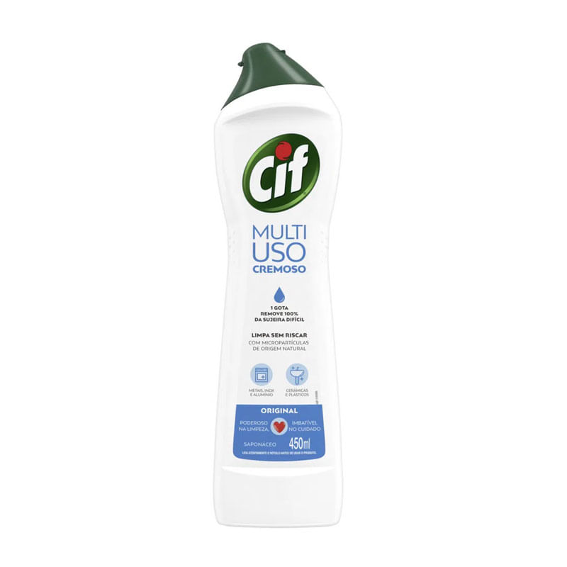 Limpador Cif Cremoso Branco 450ml