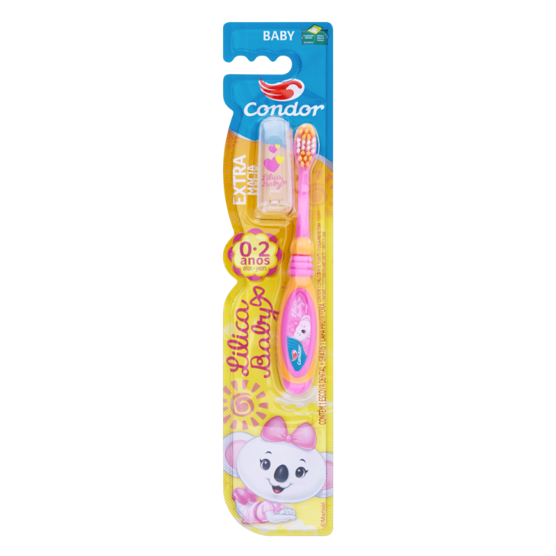 Escova de Dentes Condor Bambinos 1+ LB 3161 Extra Macia