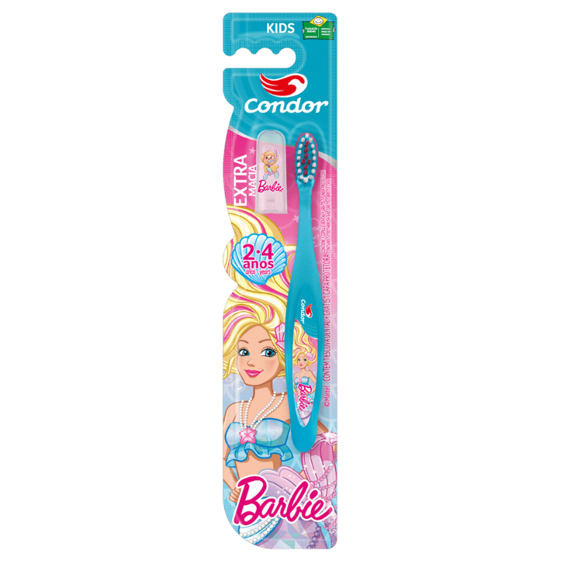 Escova Dental Condor Barbie Kids 3167-3